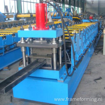 Hydraulic cutting C purline machine steel frame C profile C channel machine
